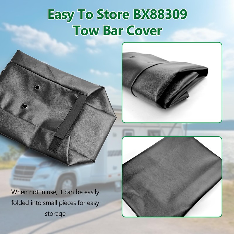 Tow Bar Cover for BX88309 Avail, Ascent, Apollo Models (Black)