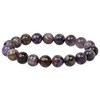 ELEDORO Stretch bracelet made of genuine gemstone beads 10 mm: