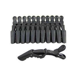 12 pcs Black Alligator Hair Clips With Wide Teeth for Styling Sectioning Clips Hair Cutting