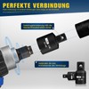 Mr.wintek Impact Socket Adapter, 4-Piece Impact Socket Adapter, 1/4" 3/8"