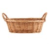 Olympia Willow Large Oval Table Wicker Basket, Brown, Size: 130(H)