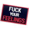 F Your Feelings Tactical Patch Embroidered Morale Applique Fastener Hook