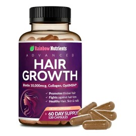 Rainbow Nutrients Vitaminas Para El Crecimiento Del Cabello