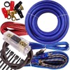 Complete 4000W Gravity 0 Gauge Amplifier Installation Wiring Kit Amp