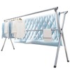 Vikaqi Clothes Drying Rack 63 Inches Folding Indoor Outdoor, Drying