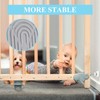 2-Pack M10 Baby Gate Adapter with Wall Protector, 10mm Extender,