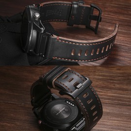Soft Horween Leather Watch Band Compatible With Garmin, Strap For Fenix/Forerunner/Approach/MARQ/Quatix / D2 Series/Instinct/Epix/Tactix/Foretrex