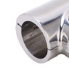 90° T Tee Tube Pipe Connector 1in/25.4mm ID Separable Stainless