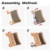 MT600 Electric Bike Disc Brake Pad Two Pairs, Suitable for