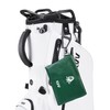 KVV Premium Waterproof Golf Pouch - PU Leather Accessory Bag
