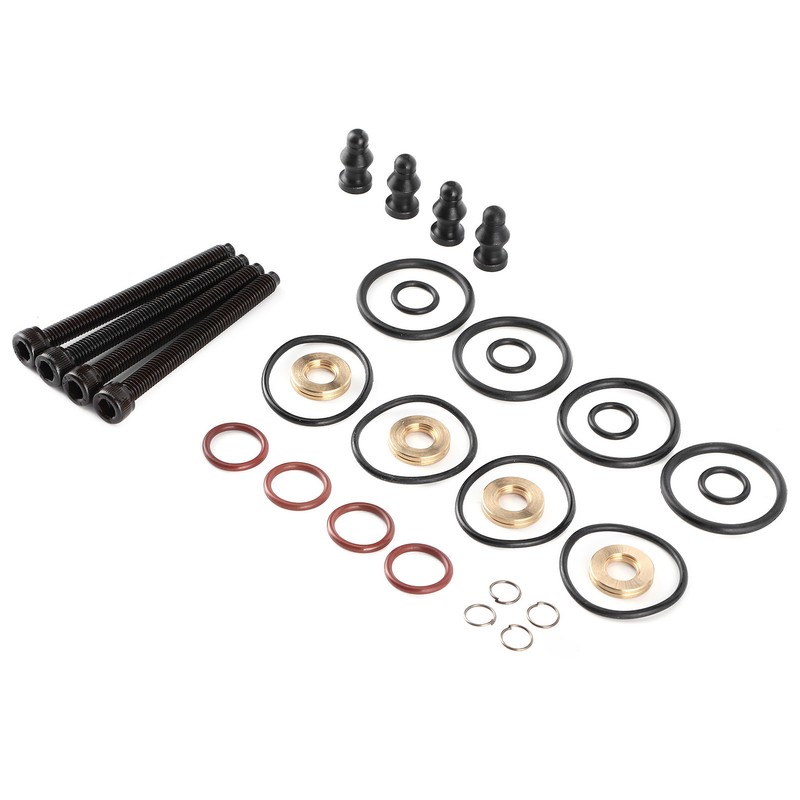4Sets Fuel Injector Seal Repair Kit Sealing Assembly Clamp Bolt