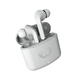 Fresh 'n Rebel Twins Fuse, True Wireless kabellose In-Ear-Bluetooth-Kopfhörer mit Spitze, mit Sprachassistent, Touch-Steuerung und eingebautem Mikrofon, 30 Stunden Spielzeit (Ice Grey)