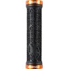 Reverse Grip Stamp Bicycle Screw Grips Black/Orange