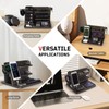 1TG Tactical Nightstand Organizer, Wood Phone Docking Station with Adjustable
