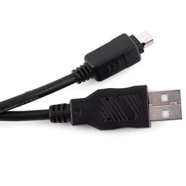 Mugast Camera USB Cable for Digital Camera E330/E-410/E-510/E520/SZ-10/SZ-30/SZ-20/CB-USB5/CB-USB6/U410//U600 etc,1.5M 12 Pin Data 480Mbps Transferring Cable