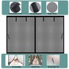 Garage Door Screen 11x9ft for 1 Car, Retractable Fiberglass Magnetic