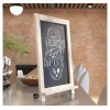 Flash Furniture Canterbury Tabletop Magnetic Chalkboards Weathered Finish 12x17
