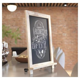 Flash Furniture Canterbury  Tabletop Magnetic Chalkboards Weathered Finish 12x17