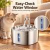 2.2L Smart Motion Sensor Cat Water Fountain – Stainless Steel