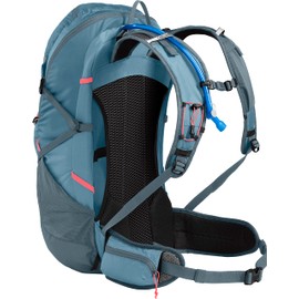 CamelBak Women's Fourteener 30 Hiking Hydration Pack 100oz - Hike Backpack, Smoke Blue/Fiery Coral