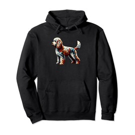 Geometric Art Cockapoo Cockerpoo Pullover Hoodie