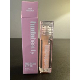 Huda Beauty Faux Filler Extra Shine Lip Oil Pink Lady 3.9 ml Full Size NIB