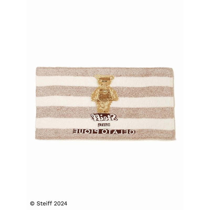 Steiff PWGG245680BRWF Gelato James JQD Border Blanket, Braun