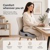 Ergonomic Memory Foam Seat Cushion for Long Sitting – Wide