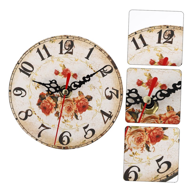 Levemolo Boho Wall Clock Silent Desk Clock Artwork Accessory Perfect