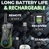 Dog Shock Collar with Remote, Unmatched 4-Mile Range, Night-Light Mode,