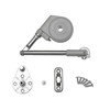 JinBoCheng 1 Pack 105 Degree Soft Closing Support Rod Hinges,Pull