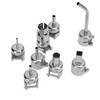 8 Pieces Universal Heat Gun Soldering Station Nozzle, Welding Gun
