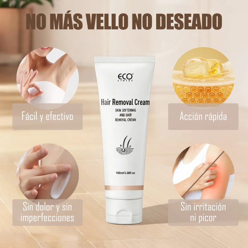 Crema Depilatoria Íntima Hombres Mujeres Piel Normal