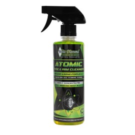 Schultz Laboratories White Diamond Atomic Tire & Rim Cleaner, Degreasing Formula Breaks Down Dirt & Grim from Tires & Rims, Safely Removes Build Up from Tires & Rims,16oz Bottle