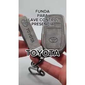 Funda Llave Presencia Toyota Prius Rav-4 23 24 25 Zinc Piel                                                                                           