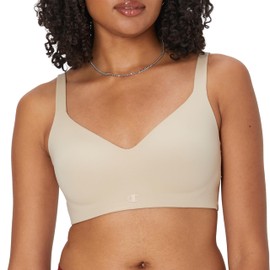 Champion, Everyday Sports, Wireless, Light Support Bra for Women, Champagne Frost Move with Intention