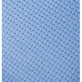 19" x 28" 11CT Counted Cotton Aida Cloth Cross Stitch Fabric (Light Blue)