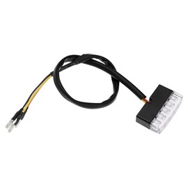 12V Motorcycle Rear Brake Light Tail Light Motorcycle Rear Brake LED Tail Light Wire Length 30cm for Most Motorcycles, Red Light