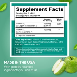 EZ Melts EZ Melts Vitamin D3 K2 and Vitamin C Bundle, Sugar Free