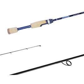 DOBYNS RODS Sierra Trout & PANFISH Spinning / 7'4" / 2 PC / 4-8 LB LINE Weight / 1/32-5/16 OZ Lure Weight/Light Fast Action/Cork-Split Handle