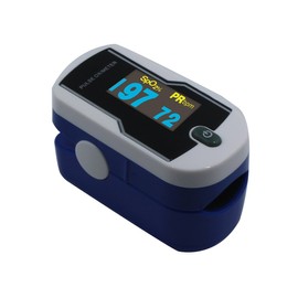 Concord Sapphire Deluxe Fingertip Pulse Oximeter with 6-way Display, Carrying Case and Lanyard                                                        