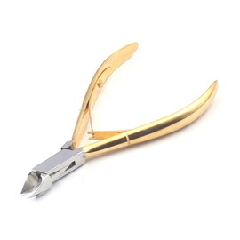 G.S 5" Gold Cuticle Manicure Care Cutter NIPPERS Clipper Stainless Steel Good Quality