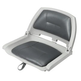 ERGOSEAT Folding Boat Seat Padded Folding Boat Chair with Backrest Marine BassJon Boat Seat