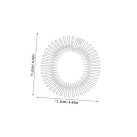 BIUDECO 12pcs Women Elastic Combs: Stretchy Clip Combs Suitable for All Hairstyles - Invisible Hair Styling Tool for Frizzy Hair