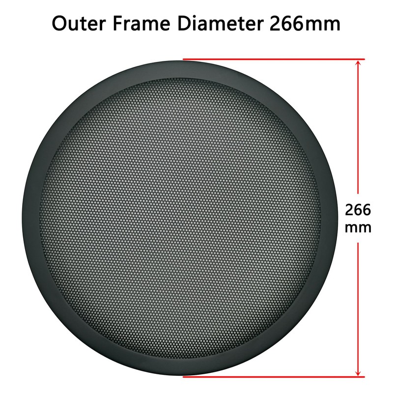 Fuhengli 10" Speaker Grill Covers, Car Speaker Subwoofer Guard Protector,
