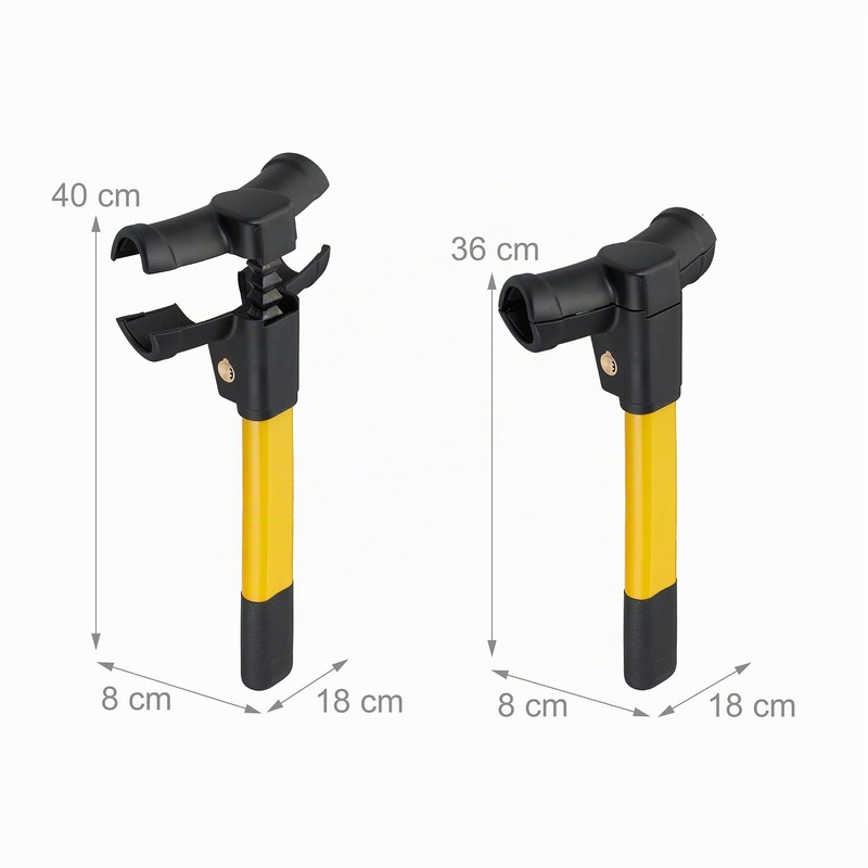 Relaxdays Car Steering Wheel Clamp Adjustable Steering Wheel Lock Car