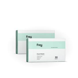 FREY Naturally Scented Dryer Sheets - Fabric Softener for Soft, Fresh & Clean Clothes (2-pack, Cedar Grove)