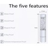 WooTeck 128GB Jewelry Crystal Lipstick USB Flash Drive,High Speed Memory