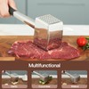 Meat Tenderizer, 304 Stainless Steel Meat Hammer, Heavy Duty Kitchen