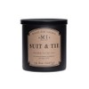 Manly Indulgence Suit & Tie Scented Jar Candle, Medium, Black